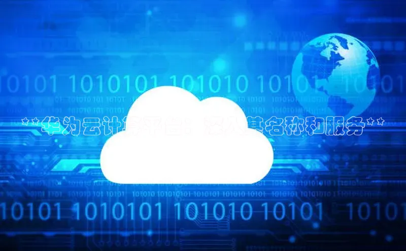 凯捷娱乐百度识图**华为云计算平台：深入其名称和服务**