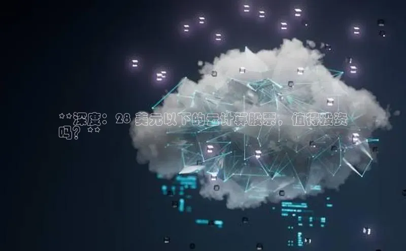 凯捷度小满理财**深度：28 美元以下的云计算股票，值得投资
吗？**