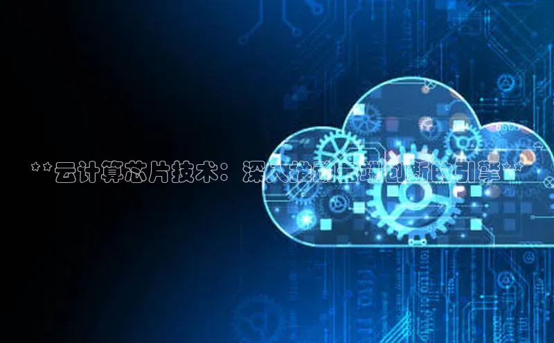 凯捷体育梯哥哥科技**云计算芯片技术：深入推动云端创新的引擎**