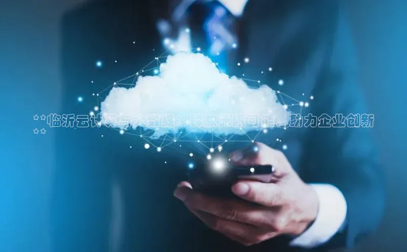 意昂4凯捷字节跳动**临沂云计算与大数据：释放无限可能，助力企业创新
**