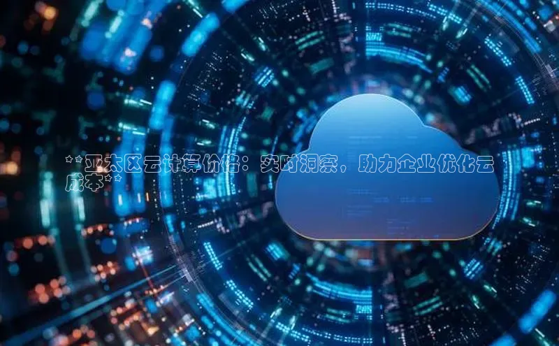 意昂4凯捷娱乐京东**亚太区云计算价格：实时洞察，助力企业优化云
成本**