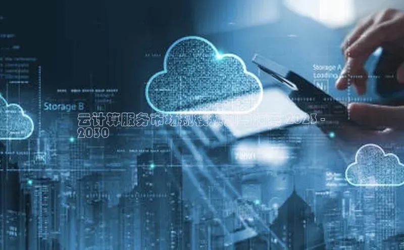 凯捷体育58同城云计算服务市场规模预测与洞察 2023 - 
2030