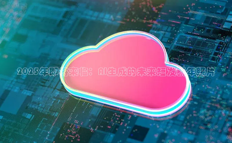 2025年即将来临：AI生成的未来短发新年照片